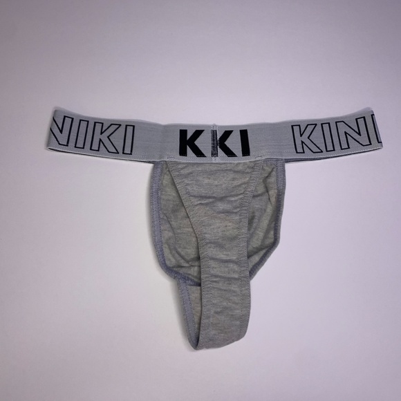 Kiniki Men's Gray Thong L - Picture 2 of 2
